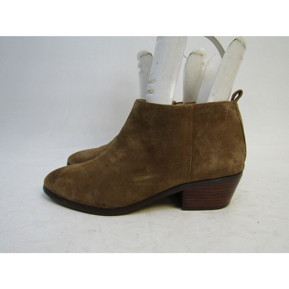 J Crew Womens Size 9 M Brown Suede Fashion Ankle Boots Bootie